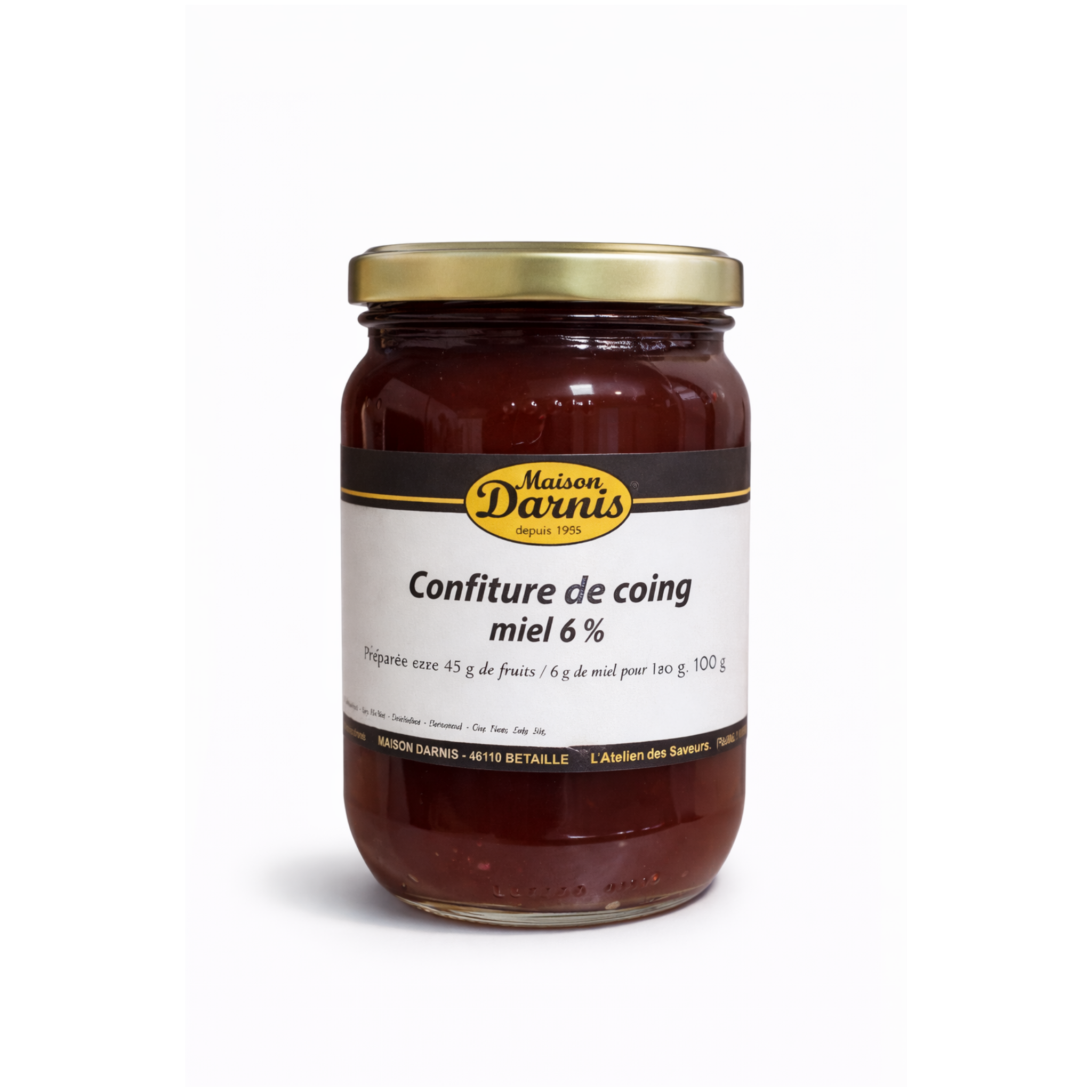 Confiture coing au miel