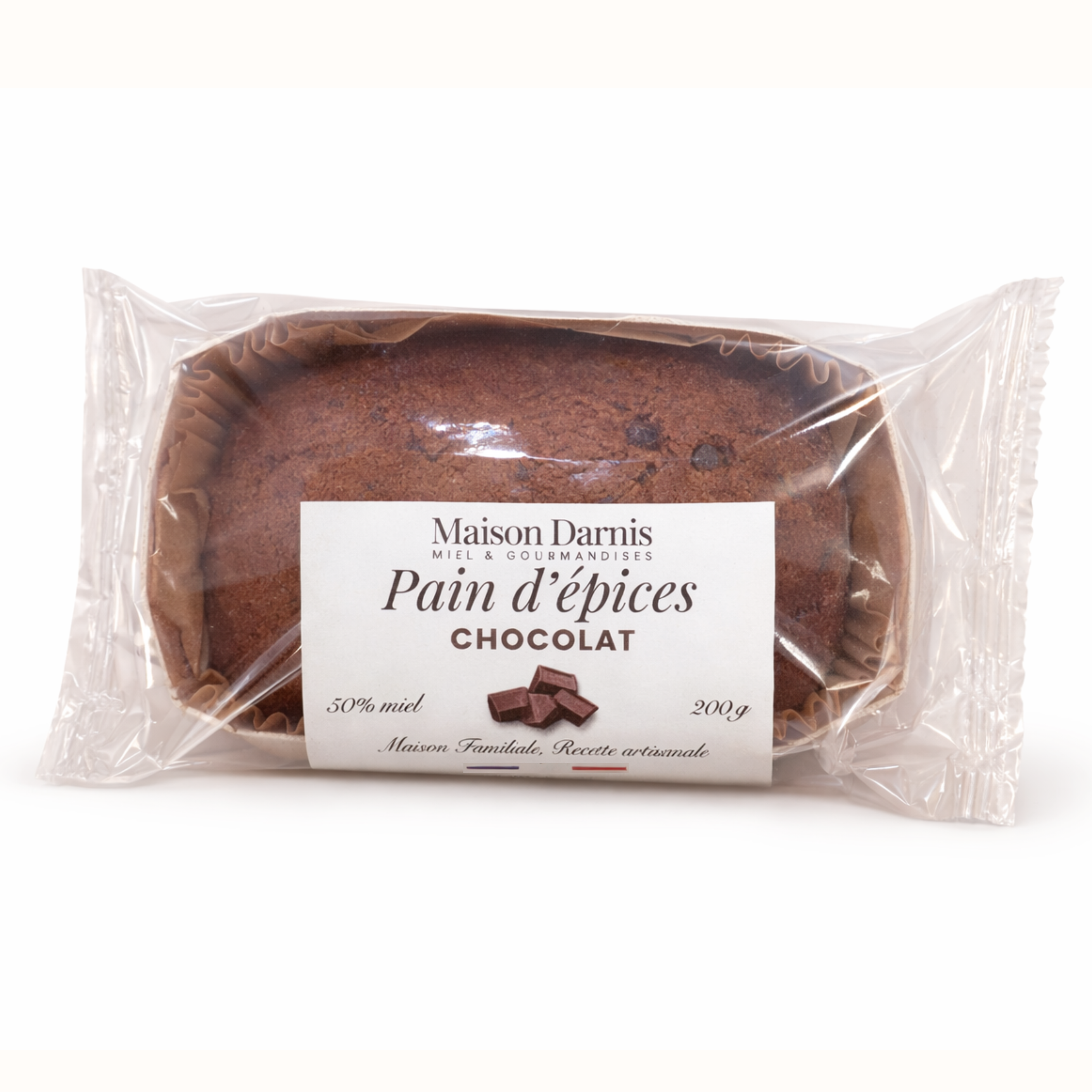 Pain d'épices 50% miel & chocolat