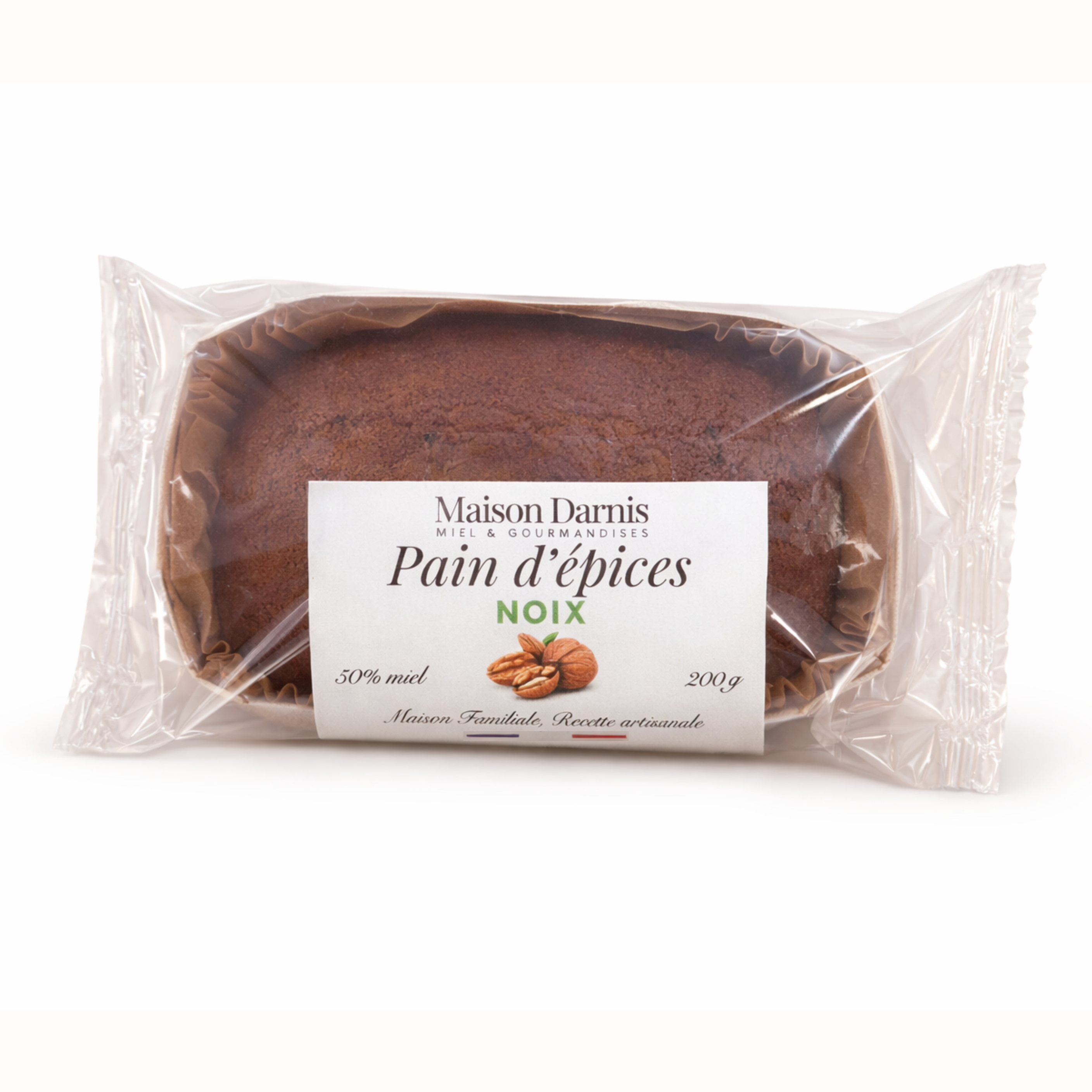 Pain d'épices 50% miel & noix