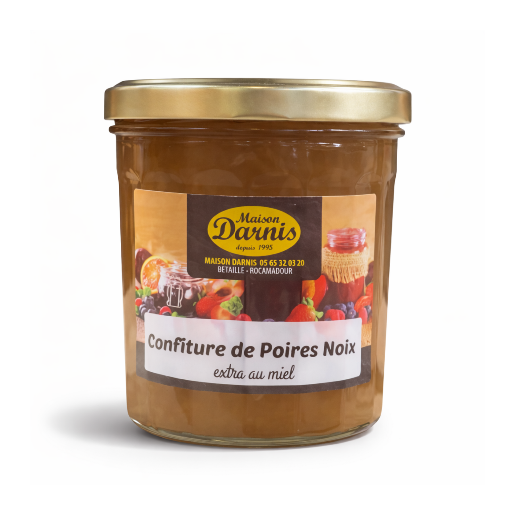 Confiture poire noix au miel