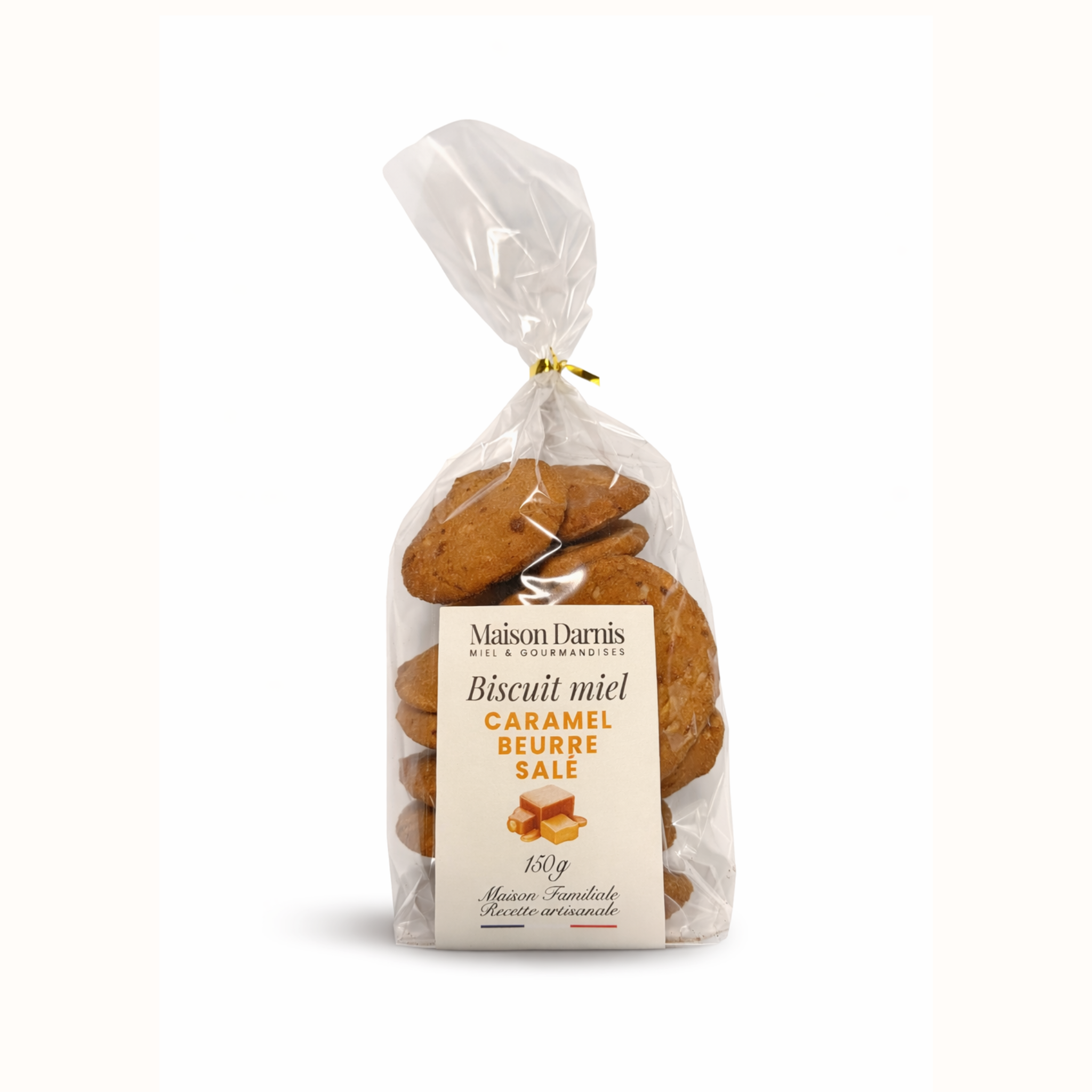 Biscuit au miel & caramel beurre salé