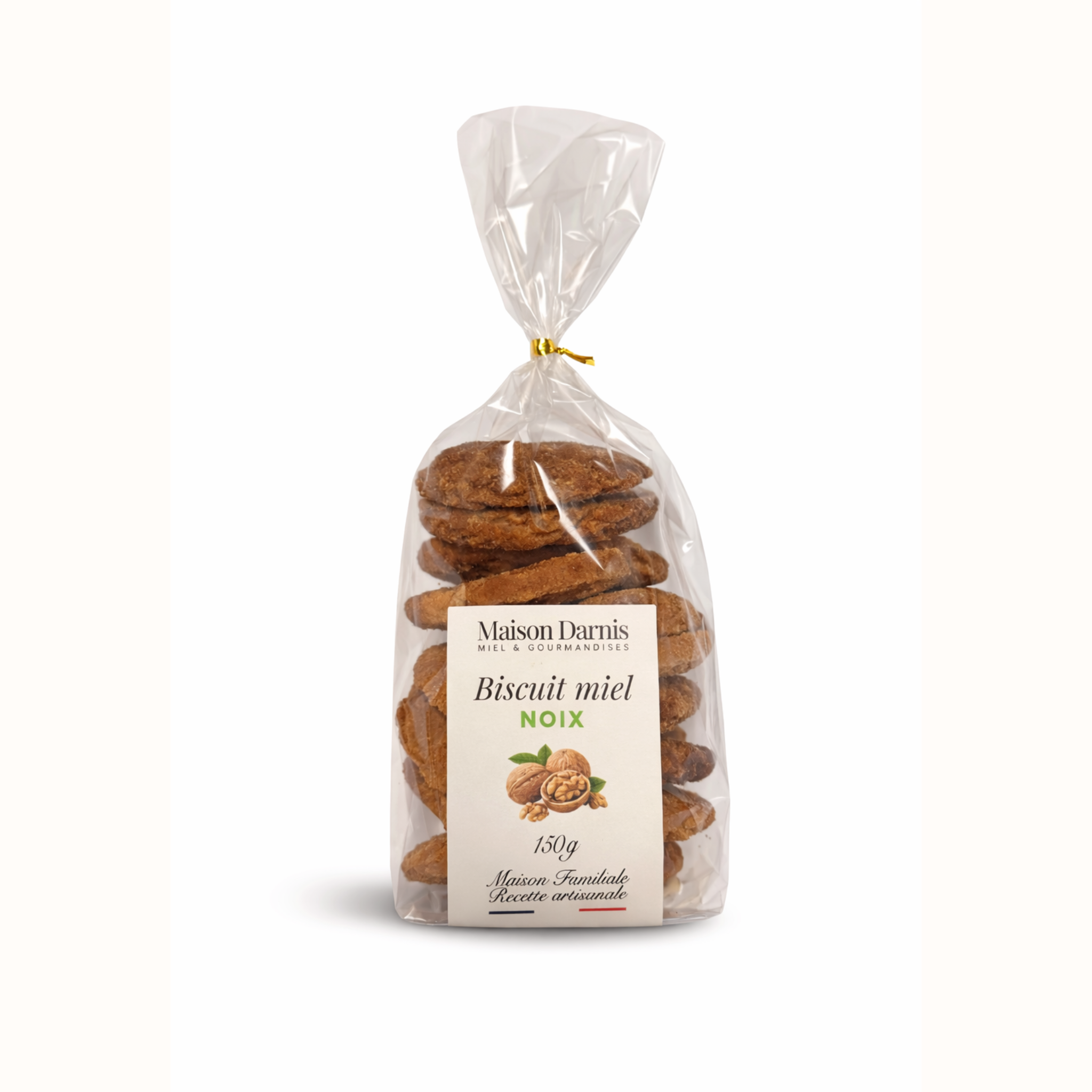 Biscuit au miel & aux noix