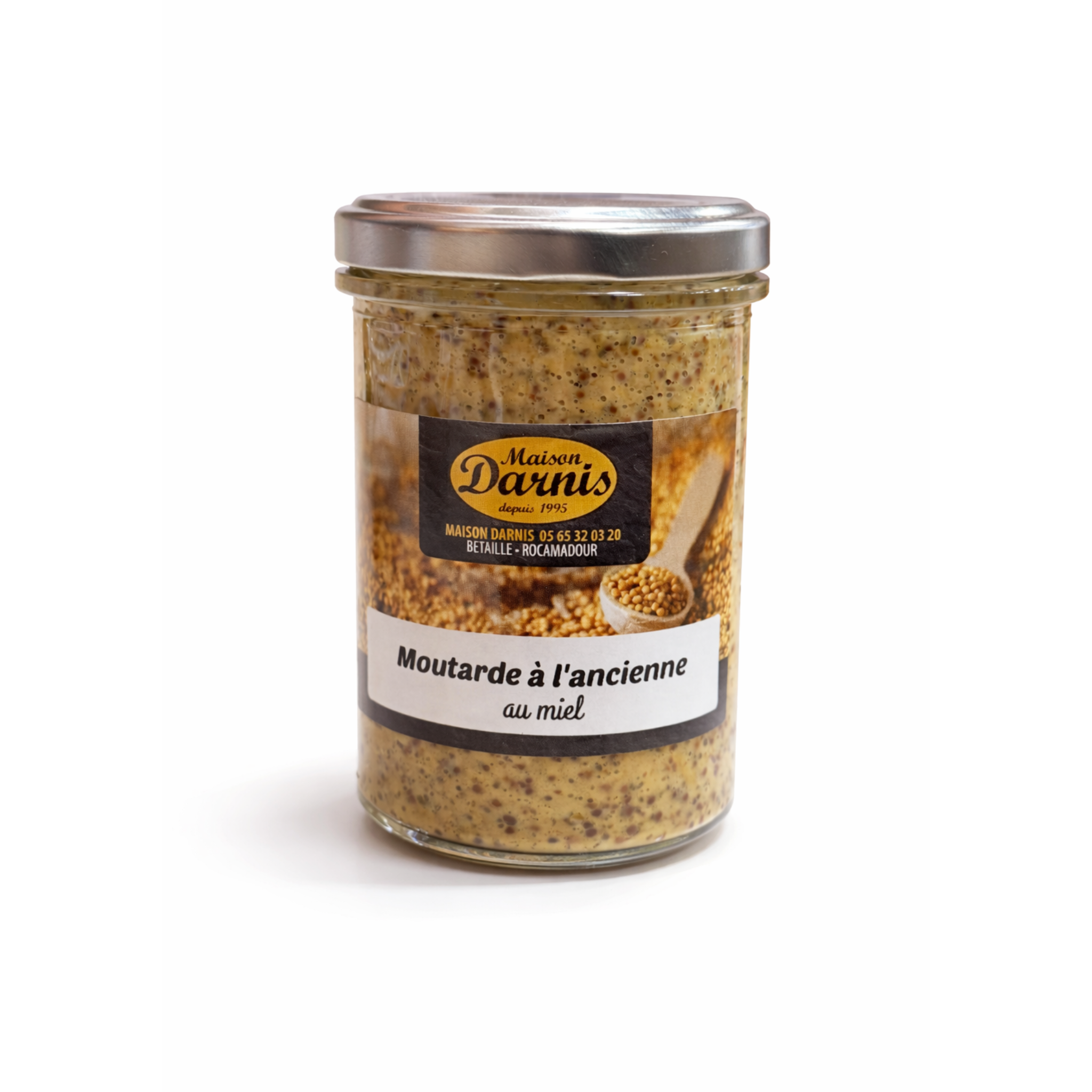 Moutarde à l'ancienne et au miel