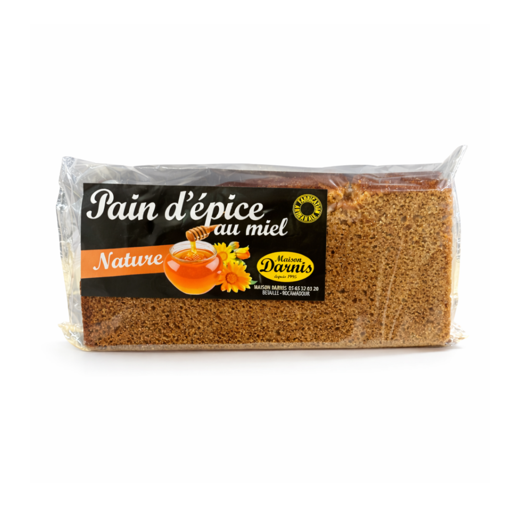 Tranche pain d'épices nature