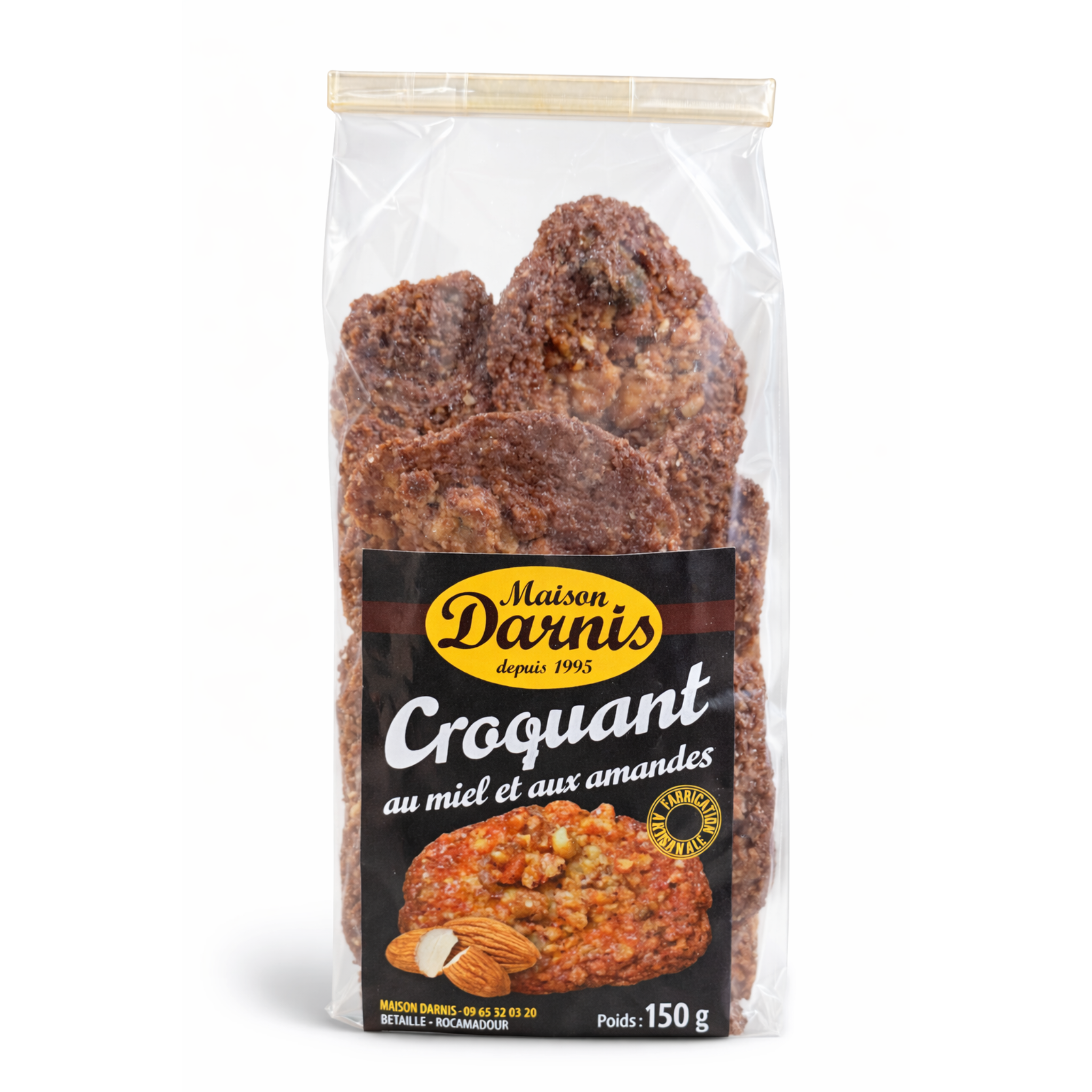 Croquant au miel & aux amandes