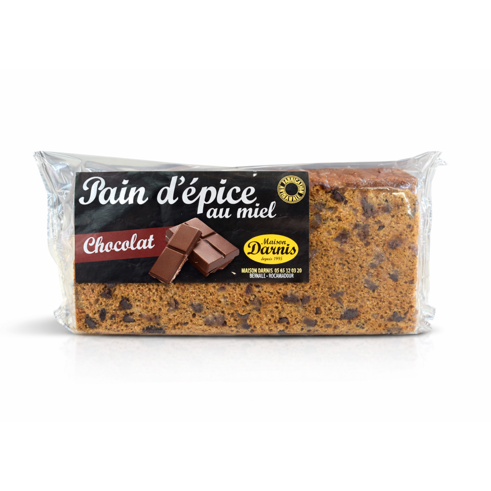 Tranche pain d'épices chocolat