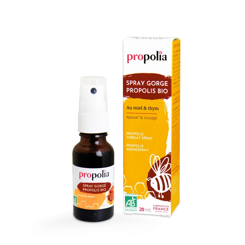 Spray gorge Bio - Propolis, Miel & Thym