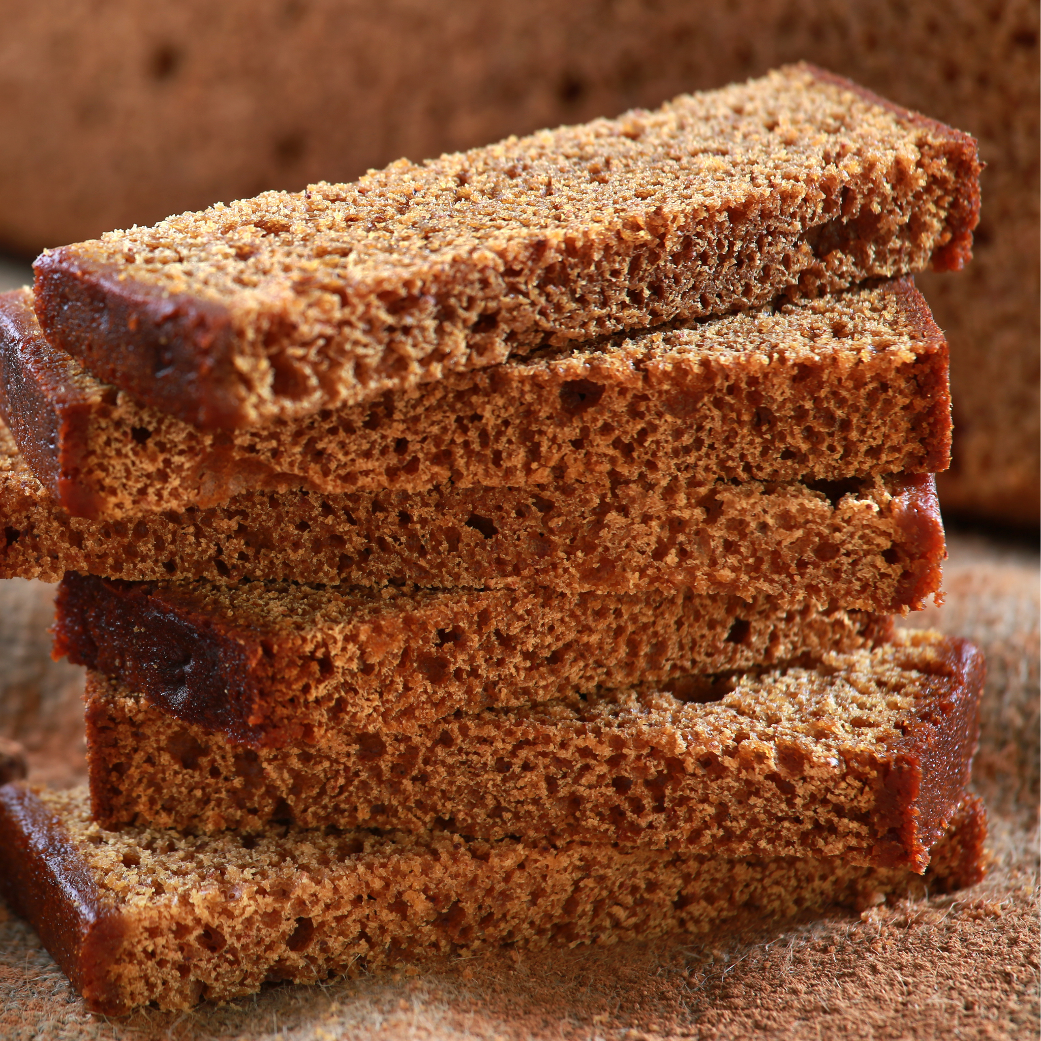 Tranche pain d'épices nature