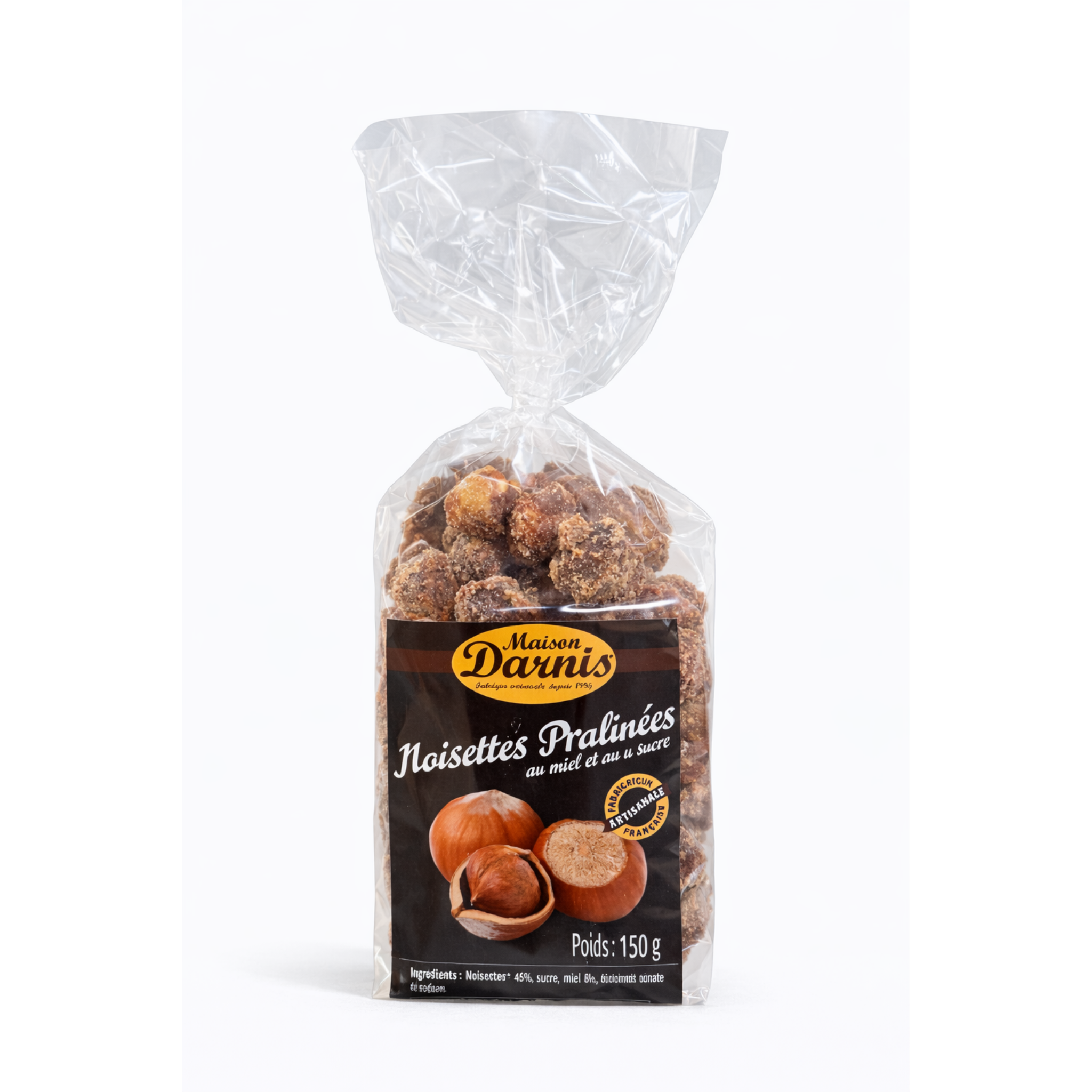 Noisettes pralinées au miel