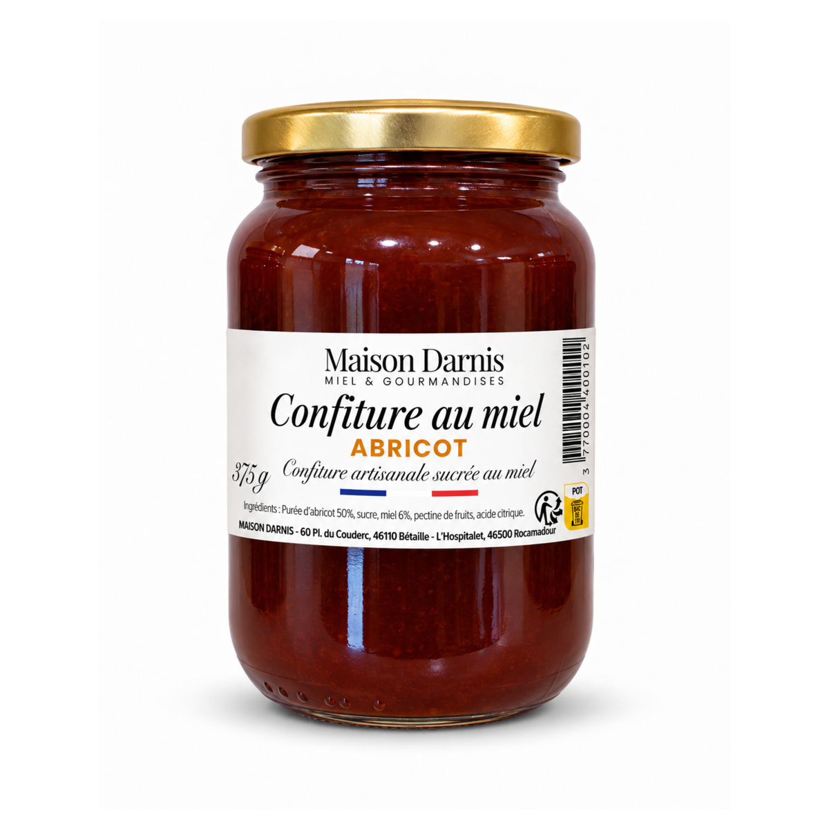 Confiture au miel & abricot