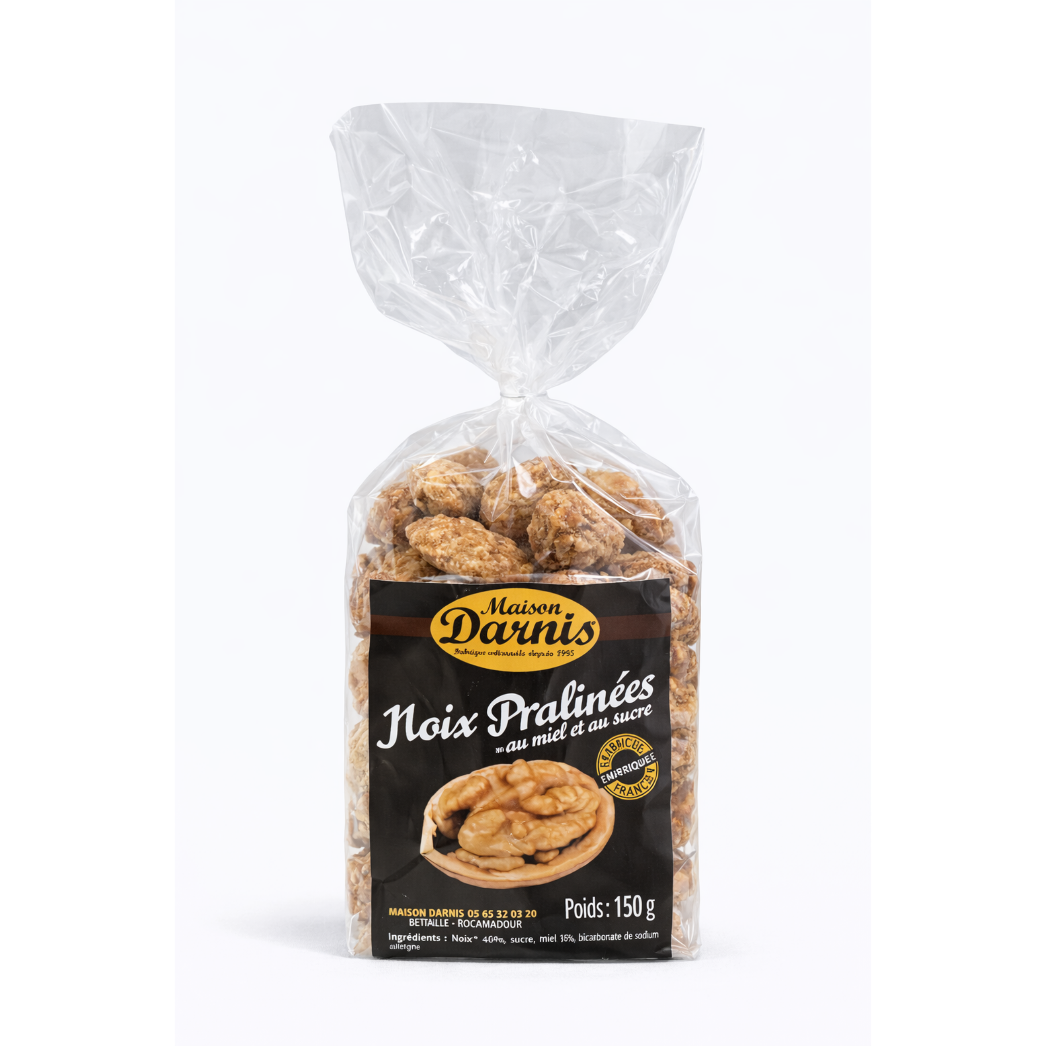 Noix pralinées au miel