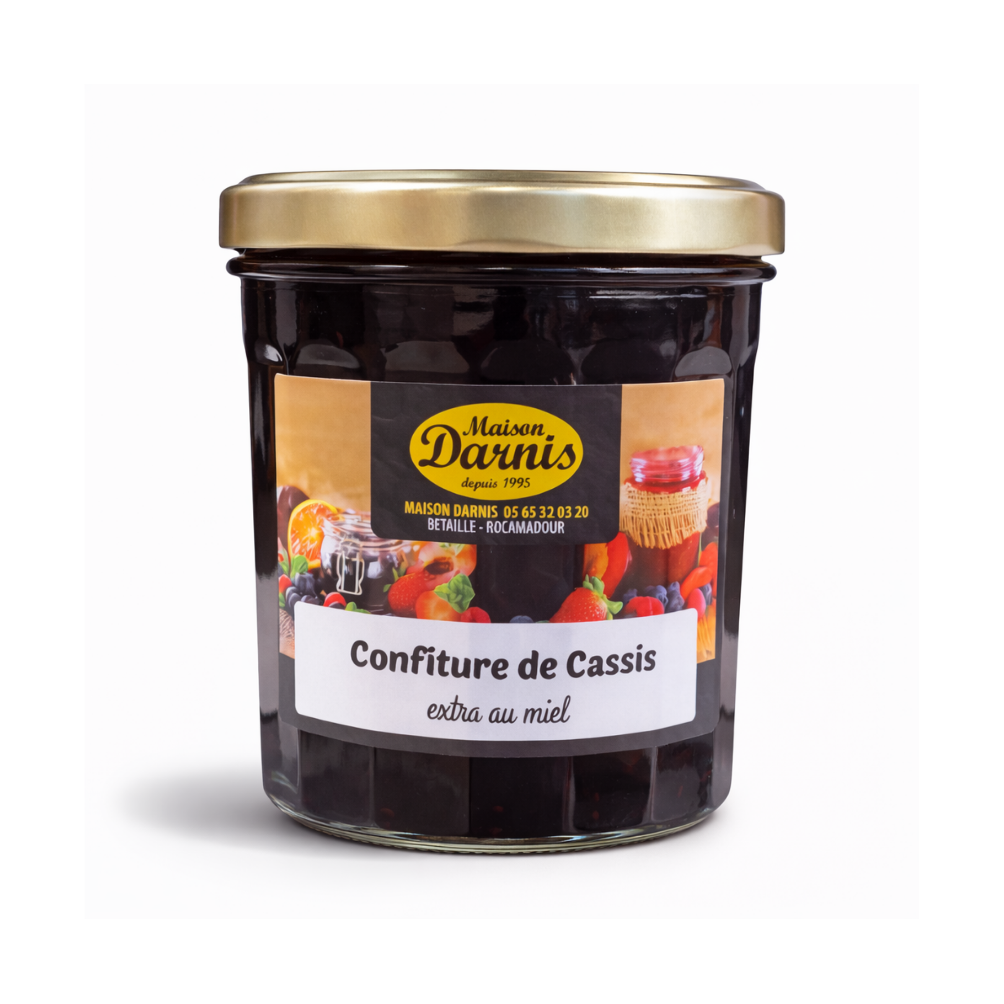 Confiture cassis au miel