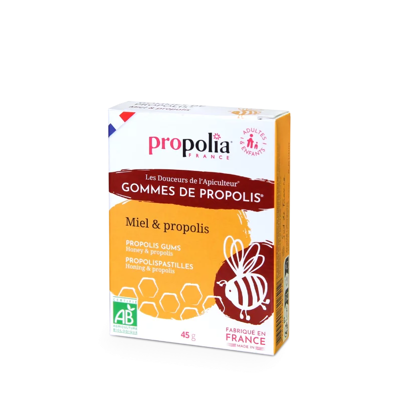Gomme propolis pure à mâcher