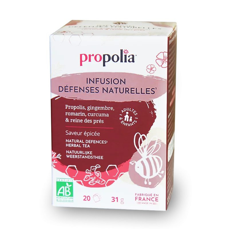 Infusion Défenses naturelles Bio Propolis & Plantes