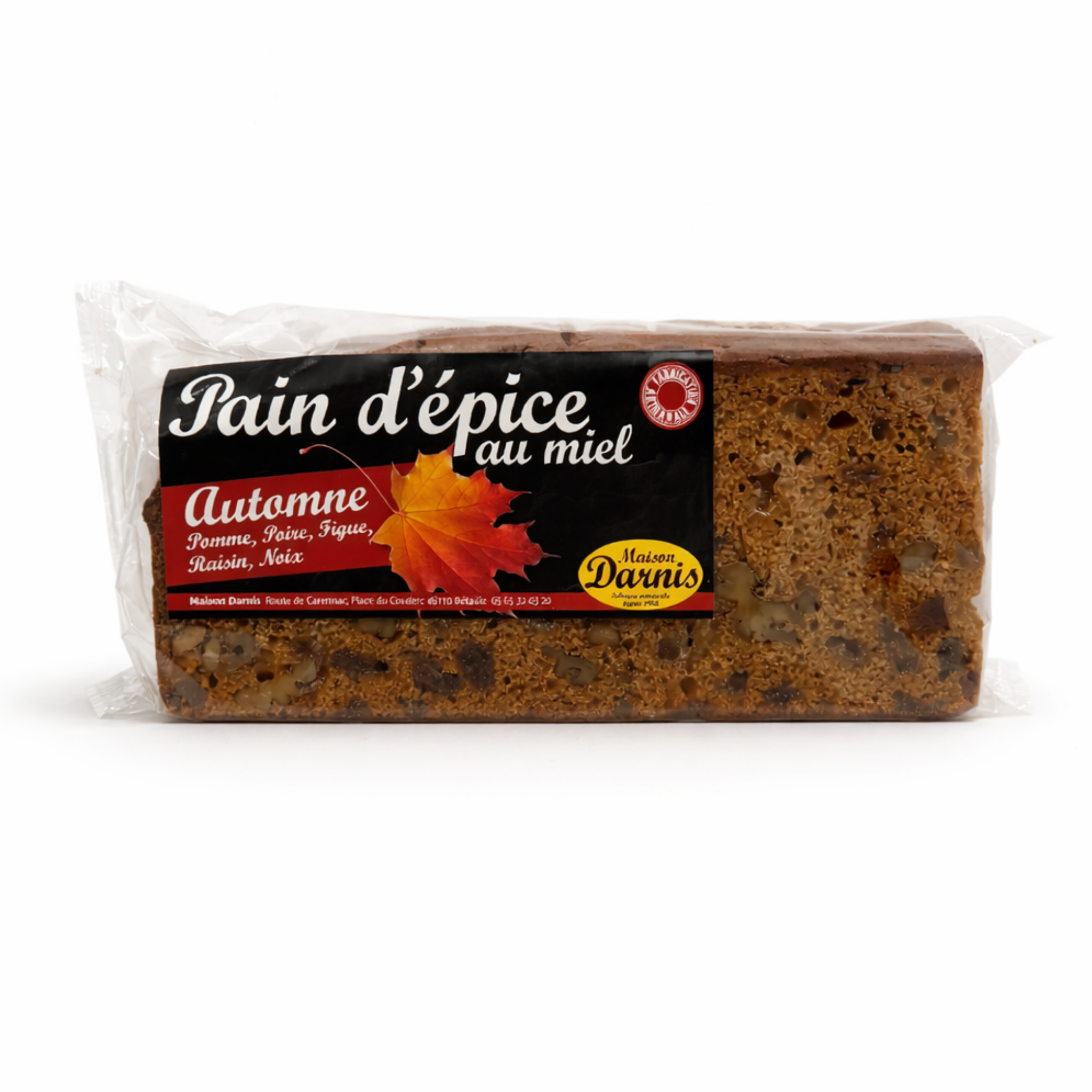 Tranche pain d'épices automne