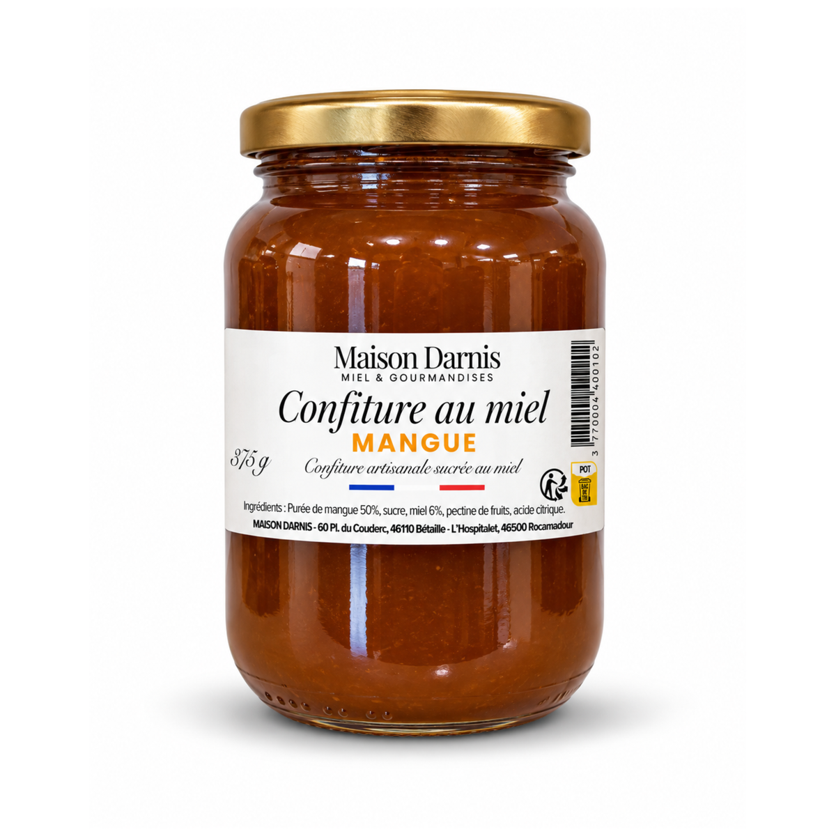 Confiture au miel & mangue