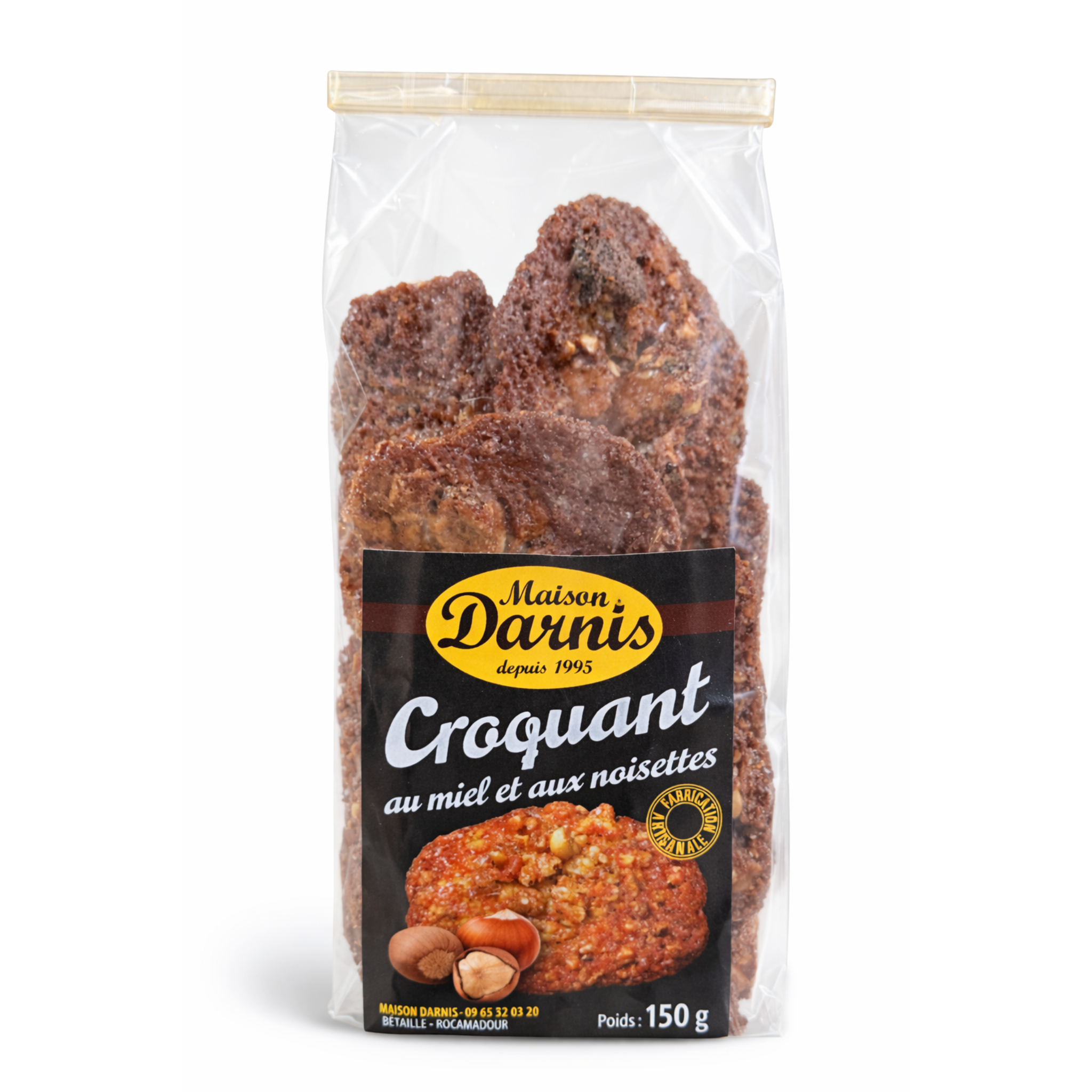 Croquant au miel & aux noisettes