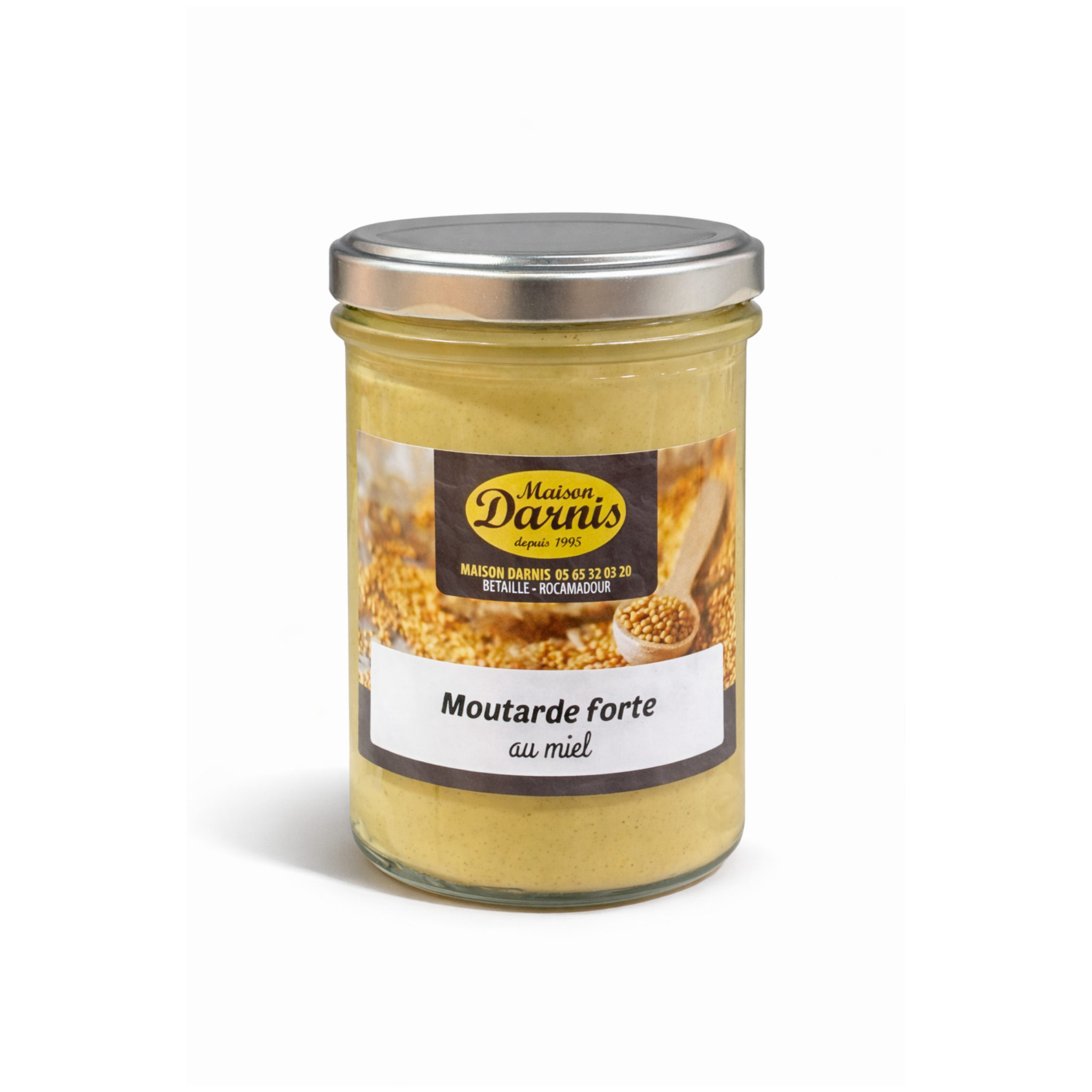 Moutarde forte au miel