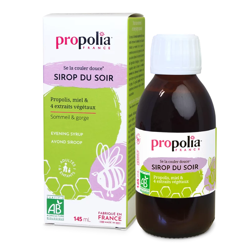 Sirop Sommeil et Gorge Bio Propolis, Miel & Thym